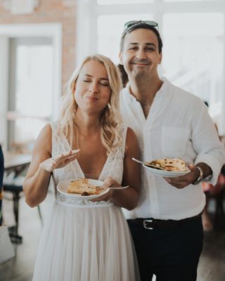 Way more accurate representations of the big day (and me)…10/10 recommend having a small wedding with only people you love. 
.
So sad we didn’t drag 📸 extraordinaire @meloberryphotography on the boat with us the next day to capture more ridiculousness. She’s the best (and the coolest).